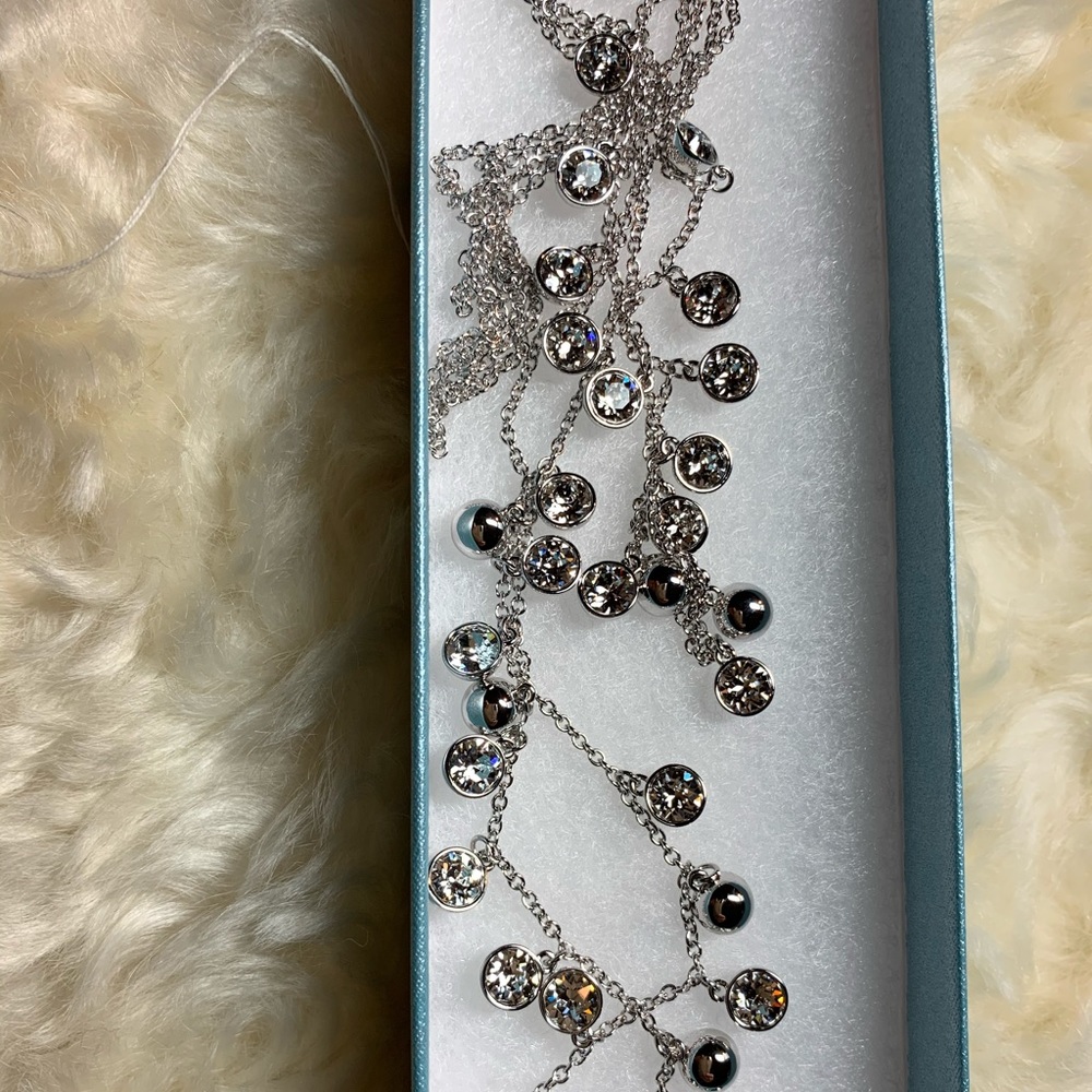 Touchstone Crystals “Cha Cha Lariat” Necklace NWT - Picture 7 of 8